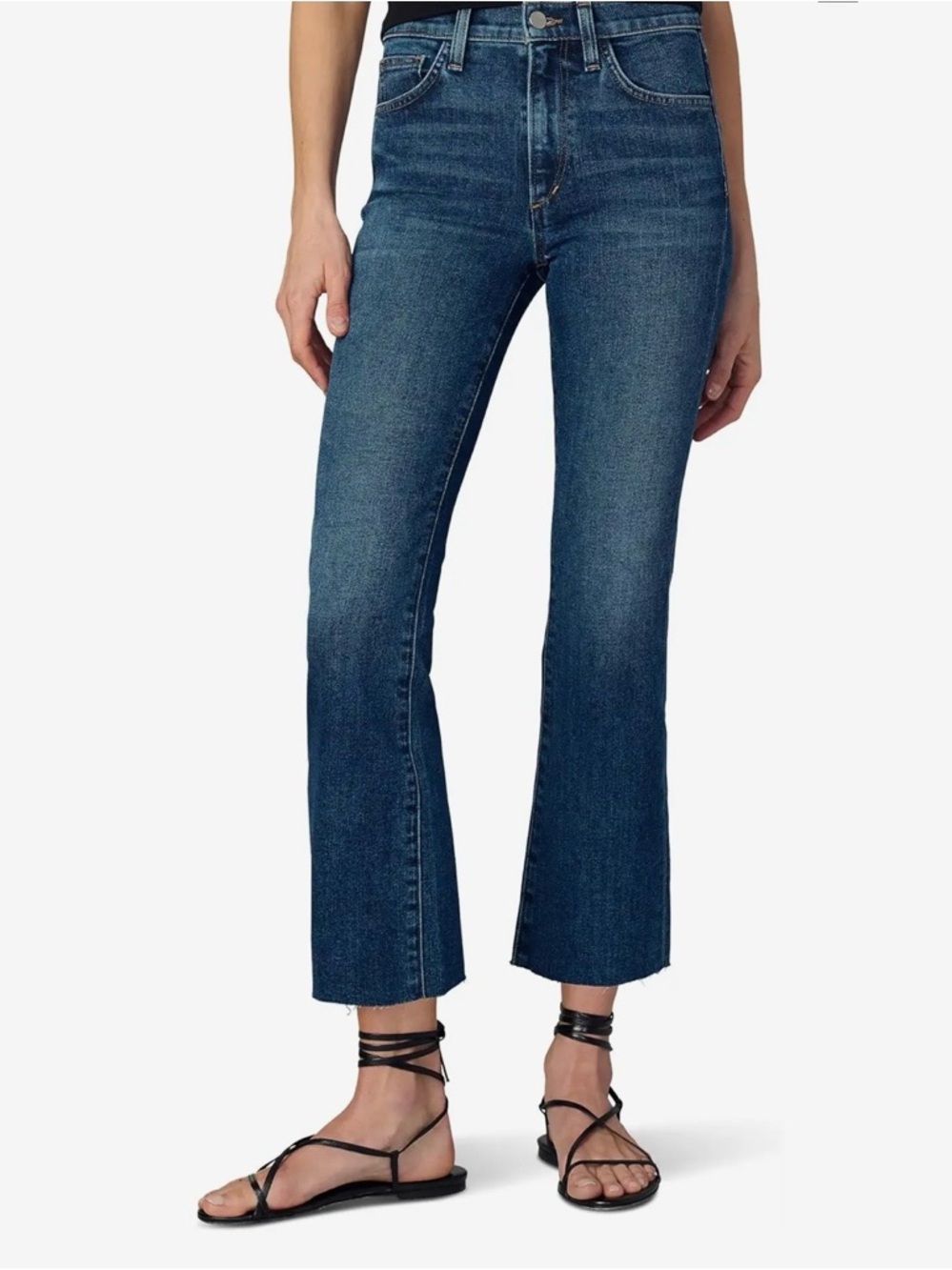 NWT The Callie Raw Hem High Rise Cropped Jean Size 29 🦋🦋🦋